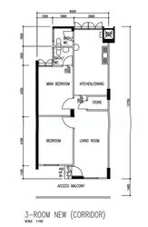 Blk 214 Tampines Street 23 (Tampines), HDB 3 Rooms #595602521